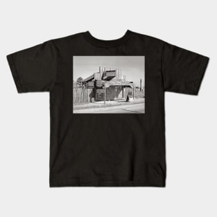 Roadside Store, 1935. Vintage Photo Kids T-Shirt